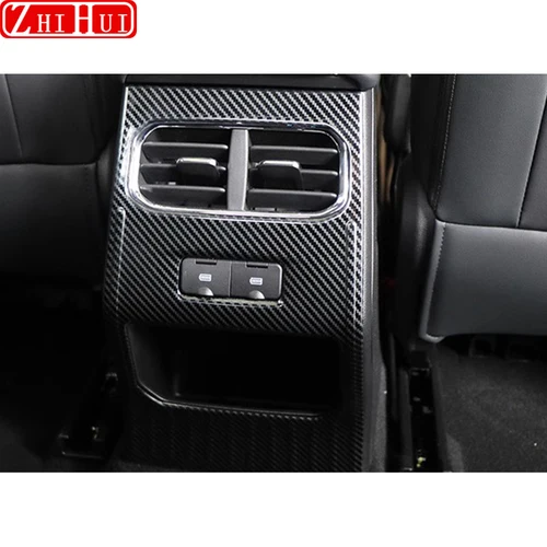 Imagen 2 del producto Para nuevo Jolion 2025 Haval Jolion Pro Interior del coche patrón de fibra de carbono pegatina de acero inoxidable decoración accesorios para automóviles