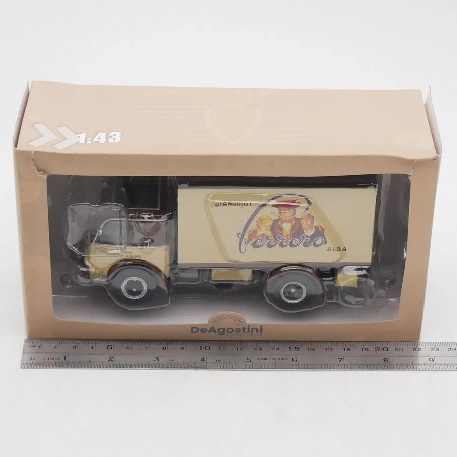 IXO Modèle de camion Fiat 680 NC en alliage moulé sous pression à l'échelle 1:43, Jouets de voitures classiques, Nostalgie, Cadeaux pour adultes, Souvenir, Présentation statique