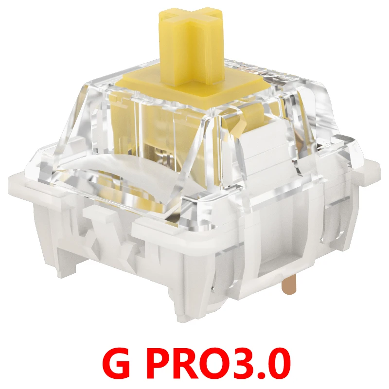 GATERON New G Pro 3.0 yellow switch pro3.0 red black switch mechanical keyboard accessories spotlight upper cover Prelubrication