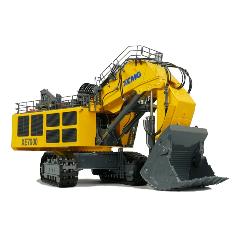 XCMG XE7000 Mining Excavator Model 1/50 Scale Zinc Alloy Diecast Engineering Vehicle Collectible Decoration