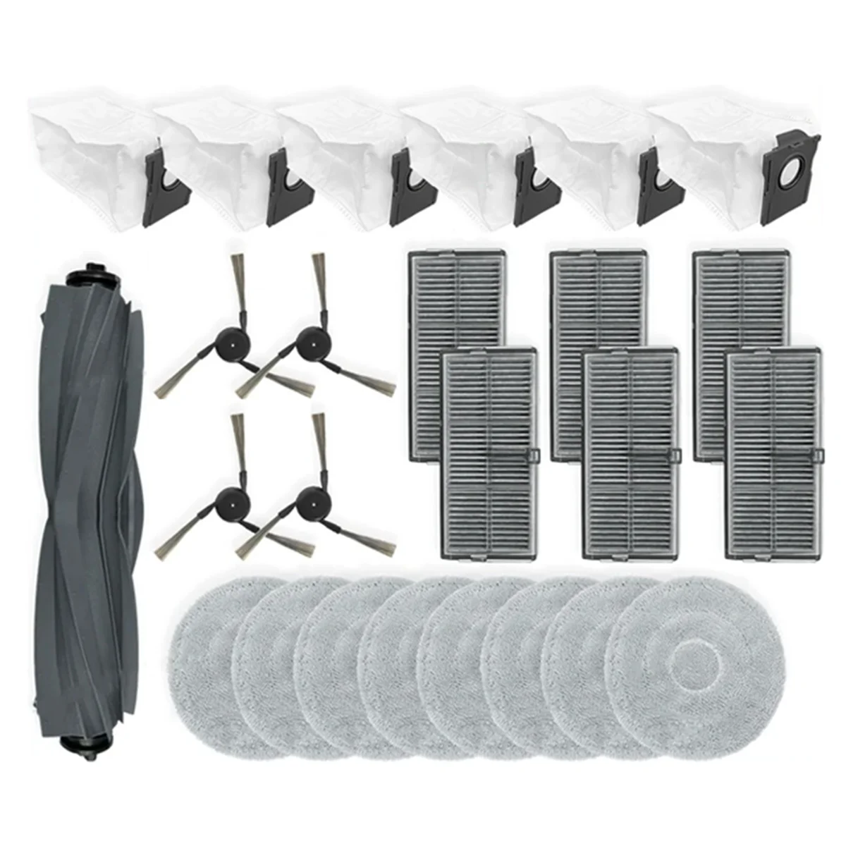 Para dreame l40 ultra robô aspirador de pó escova lateral principal filtro hepa mop pano sacos de pó peças de reposição acessórios-a19g