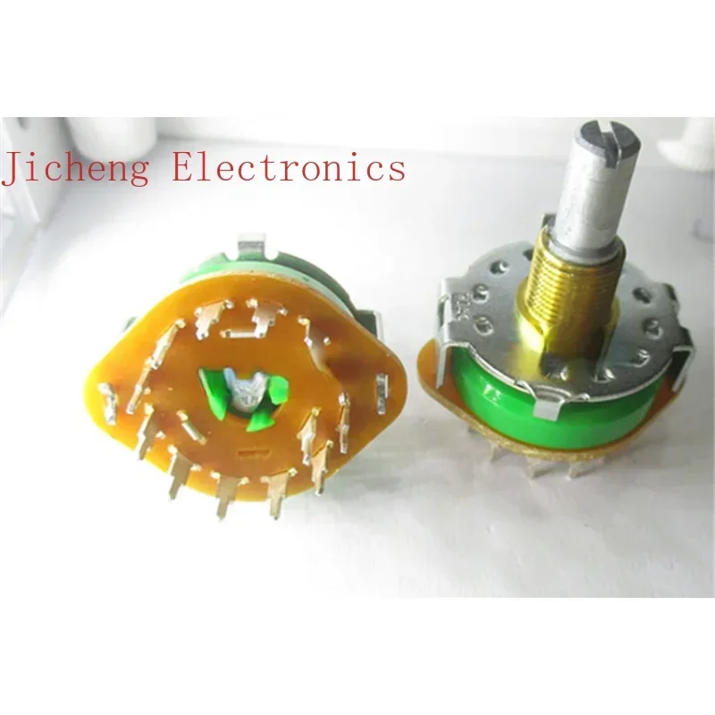 10PCS Rotary Band Switch SRRM1C5400 1 Pole 12-speed Audio Toggle