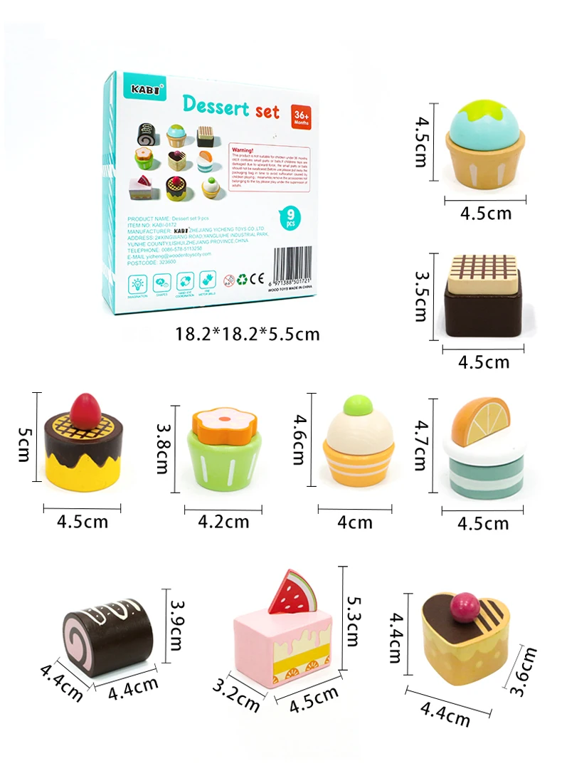Hölzerne Küche, Rollenspiel-Set, Montessori-Simulationsplatten, Geschirr, Zubehör, Küchenspielset, Spielzeug für Kleinkinder, Geschenke ab 3 Jahren – Detail 29