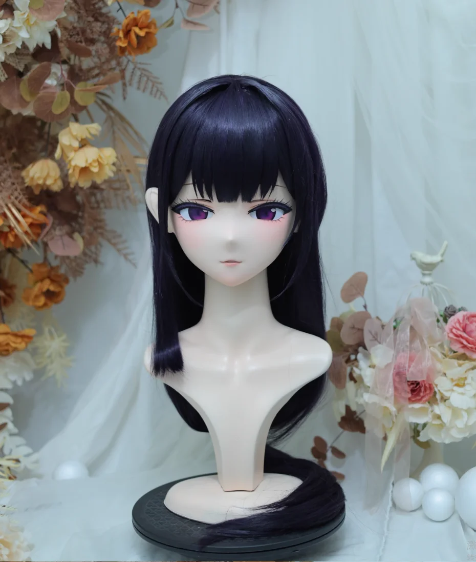 

(NFD-20-48)Customize Full Head With Lock Crossdress Doll Female/Girl Japanese Anime Cartoon Character Kig Cosplay Kigurumi Mask