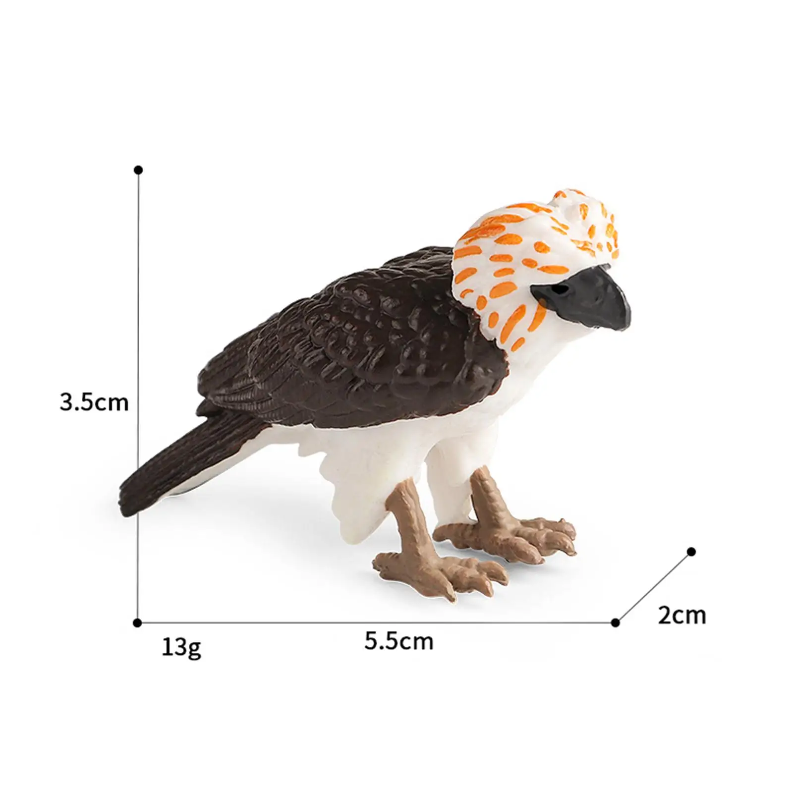 Zestaw symulujący Philippine Eagle Miniaturowe figurki ptaków Zabawka dla dzieci