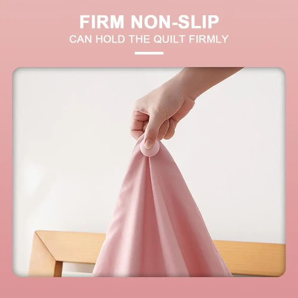 4/8PCS BedSheet Quilt Clip Duvet Cover Fastener Clip Anti Slip Blanket Buckles Quilt Holder Fixator Gripper Easy To Unlock
