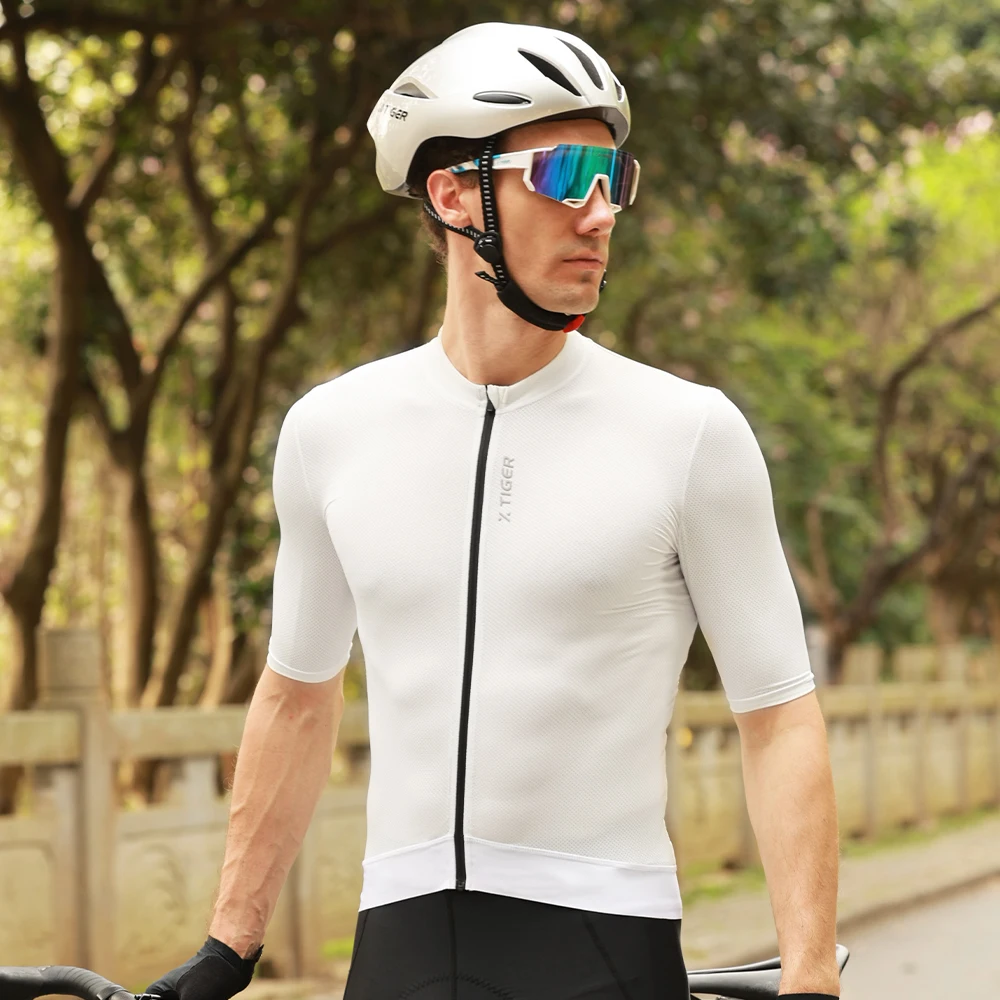 X-TIGER 2024 Cycling Jersey Set Classic MTB Bike Clothes Cycling Bib Shorts MTB Men Road Bike Uniform Tights Riding Shirts