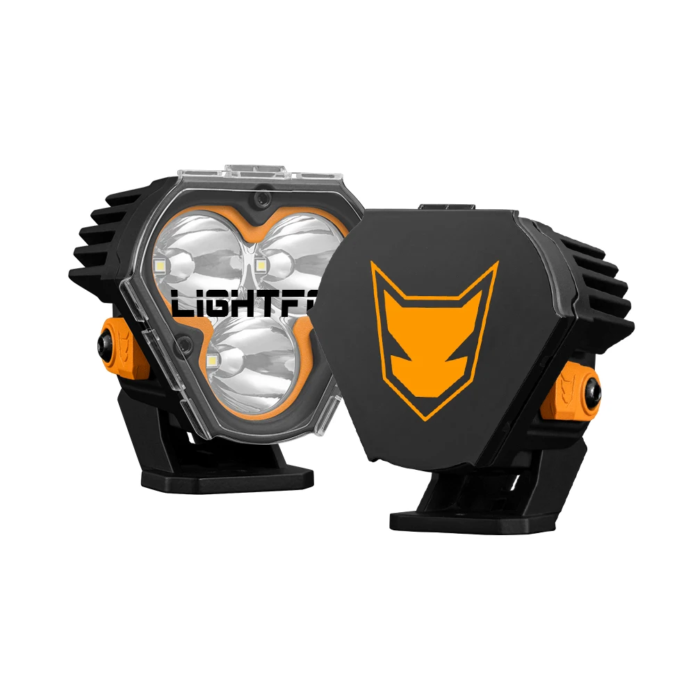 Уникальный LIGHTFOX 3-дюймовый комбинированный луч IP68 Водонепроницаемый 70 Вт Вспомогательный внедорожный светодиодный светильник для сборки Светодиодный рабочий светильник 4x4 Светодиодный прожектор