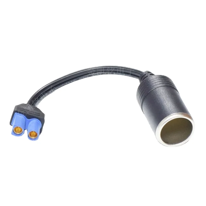 

20cm 16AWG Injection-Molded EC5 Female To Cigarette Lighter Socket Car Emergency Power Adapter Cable