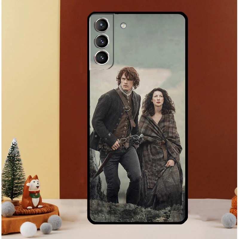 Outlander Case For Samsung Galaxy S23 Ultra S24 S22 Note 20 Ultra 10 Plus S8 S9 S10 S20 S21 FE Cover