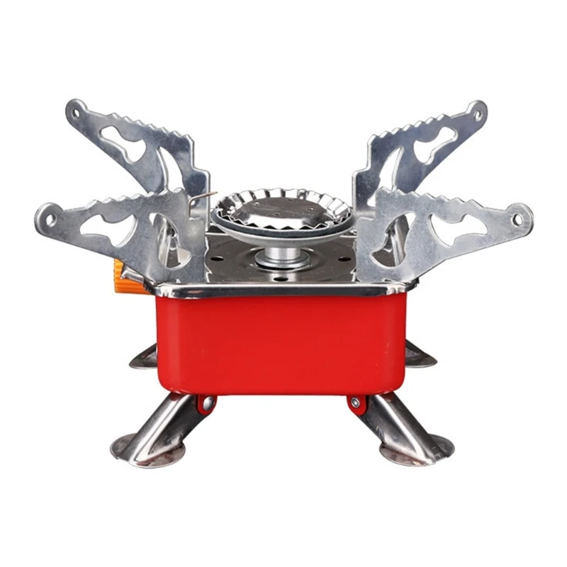 Folding Camping Gas Burners, Backpacking Stove for Hiking, Small Camping Gas Stove, Portable Outdoor Camping Furnace