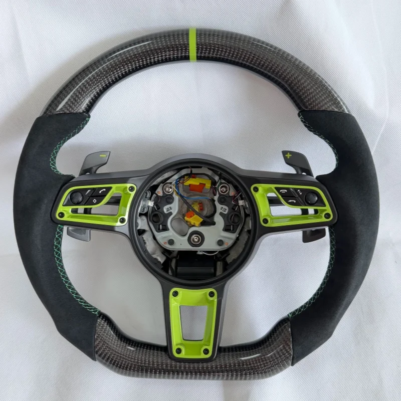 For Porsche Macan Cayenne Panamera Taycan 718 Cayman 991 992 911 911.2 Carrera GT2 GT2RS GT3 GT3RS GT3 RS GT4 Steering Wheel
