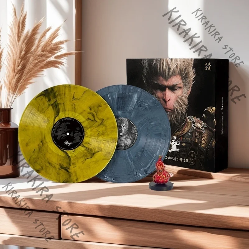 

Black Myth: Wukong Game music physical album Vinyl record color glue Official Genuine Record Ornament Collection Ornaments