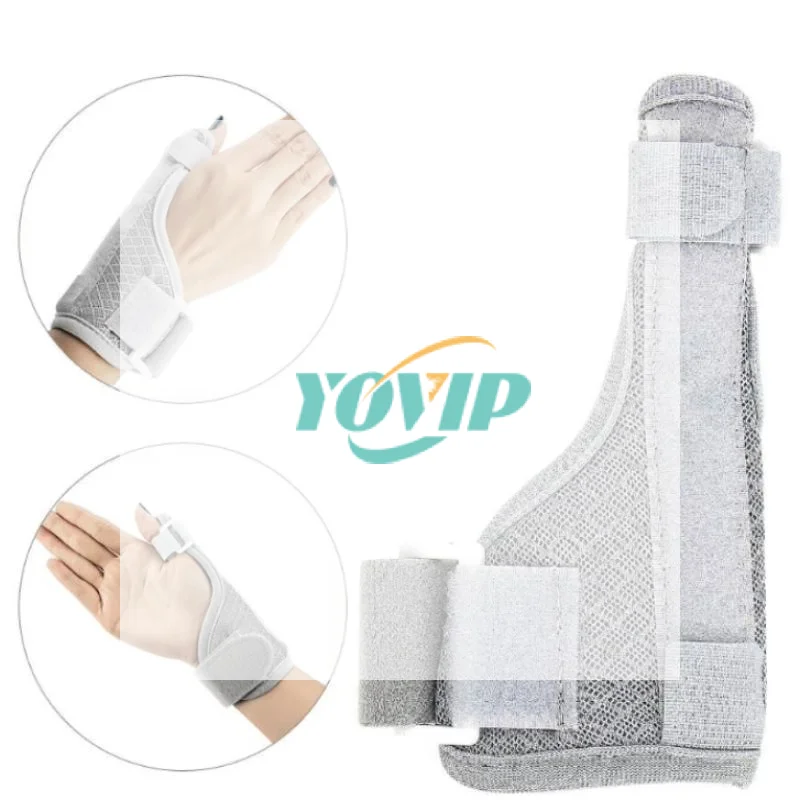 1Pcs Breathable Thumb Stabilizer Brace Adjustable Straps Firm Support For Recovery Pain Relief Daily Use