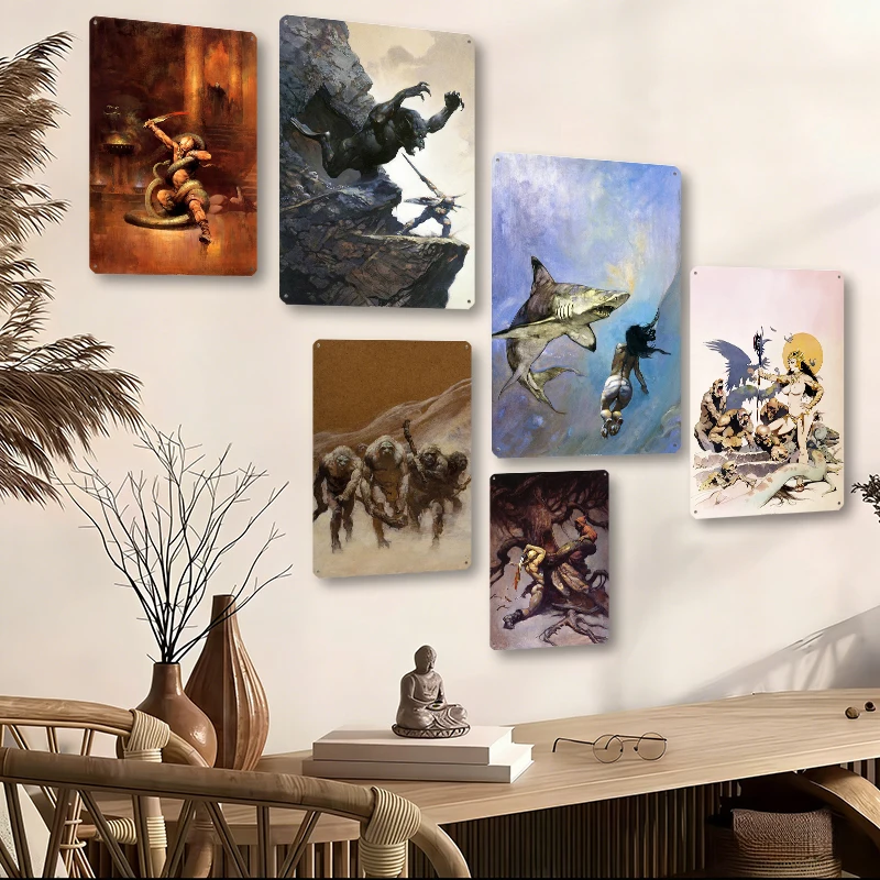 Frank Frazetta Metal Posters C - đánh giá và giá Retro Poster Gaming