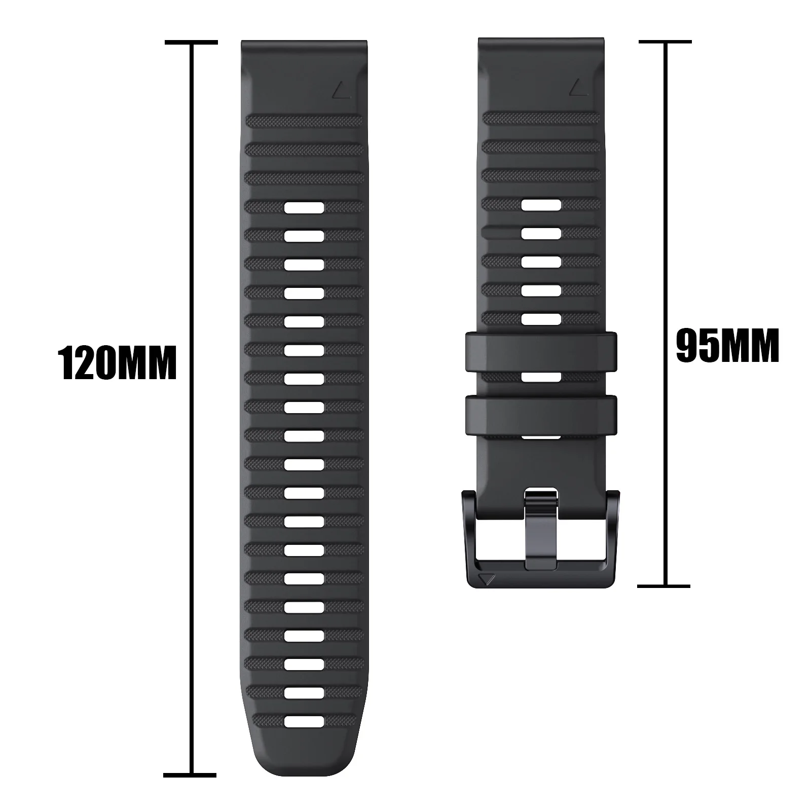 22mm 26mm Silicone Strap For Garmin Fenix 7X 7 Pro Solar/6X 6 Sapphire 5 5X Plus 3 3HR/Epix QuickFit WatchBand 1:1 Official band