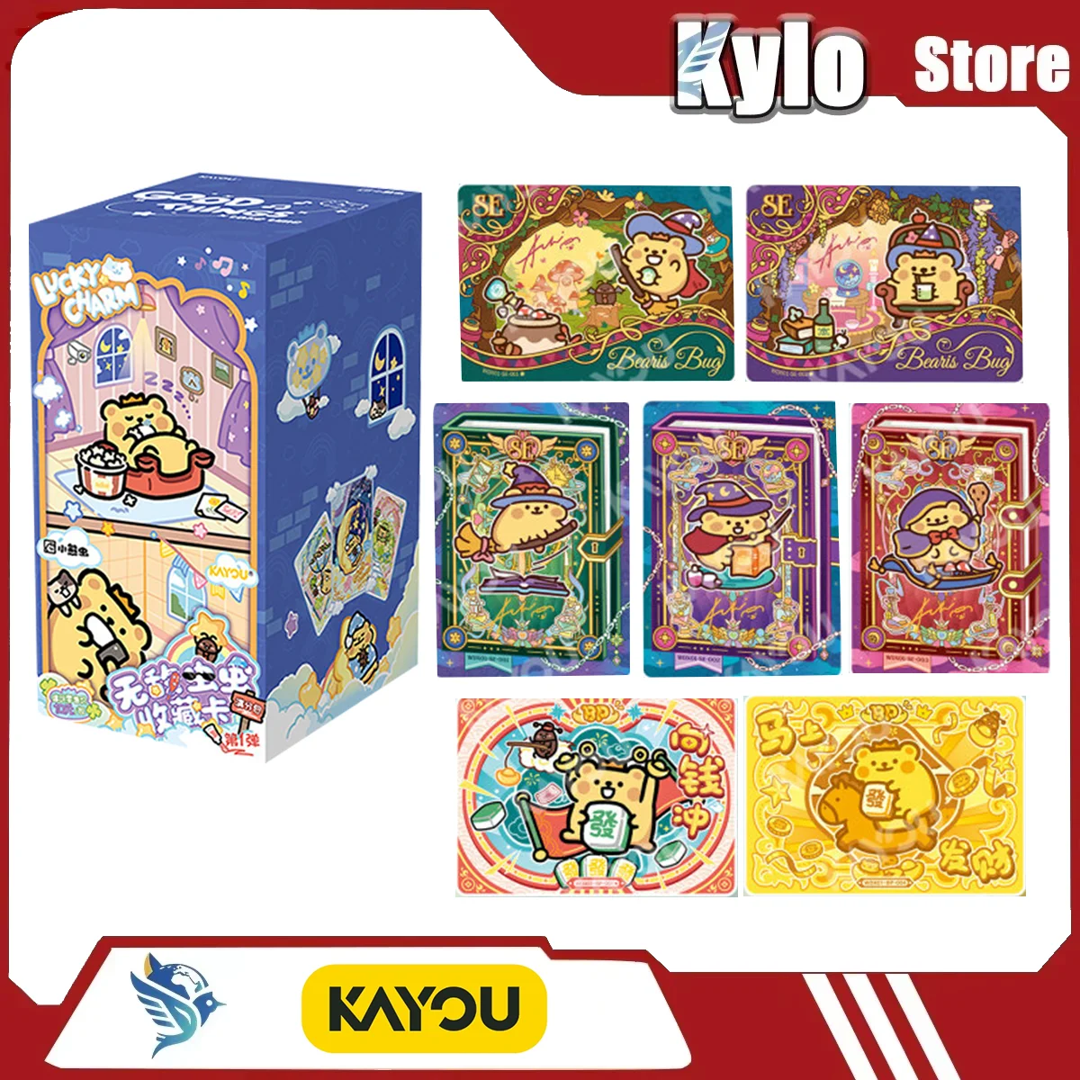 

Коллекционная карточка KAYOU Bear Bug: Непобедимый Багг — персонаж аниме. Коллекционная карточка, которую можно подарить.