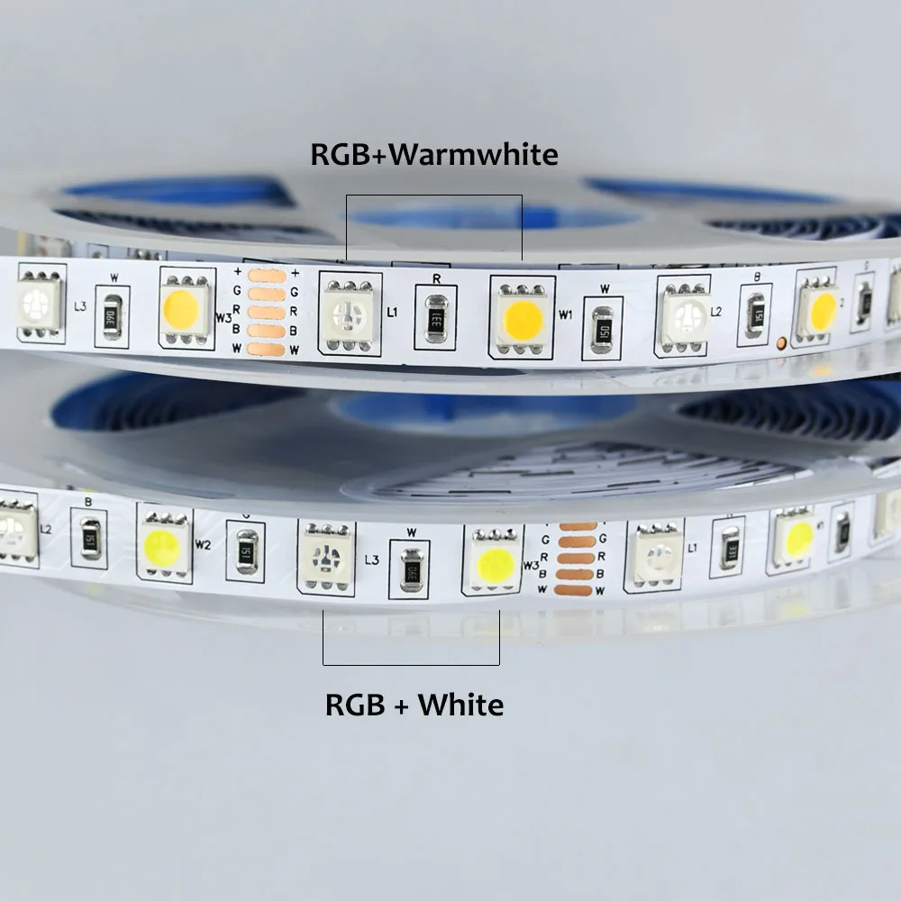 5M 10M Mini Zigbee 5050 SMD LED Strip Light 12V RGBWW RGB+White Elastyczna ściemnialna lampa dekoracyjna do pokoju ZESTAW do asystenta Google