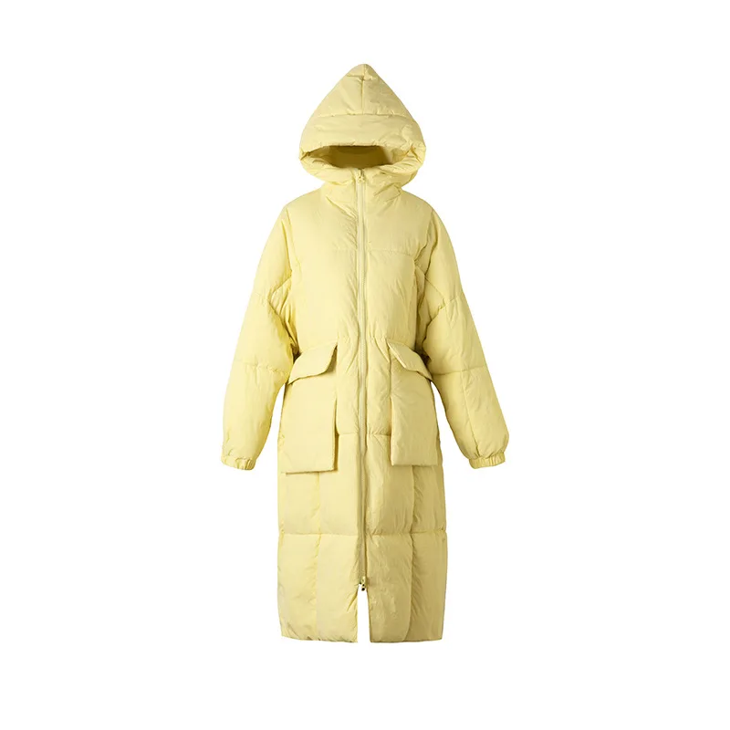 Cotton-padded Women Long Winter Clothes New Korean Version of Loose Padded Hooded Bread Coat Down Cotton-padded Jacket.