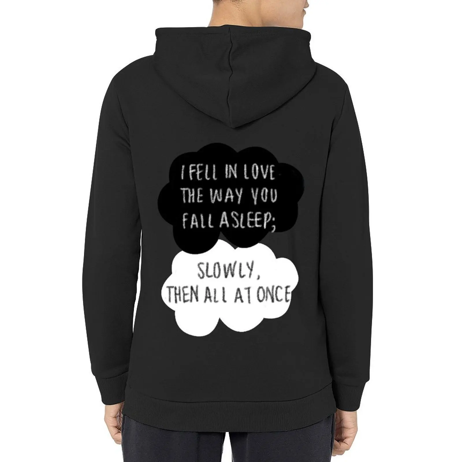 

I Fell in Love the Way You Fall Asleep Hoodie autumn clothes anime clothing men's sweat-shirt man hoodie