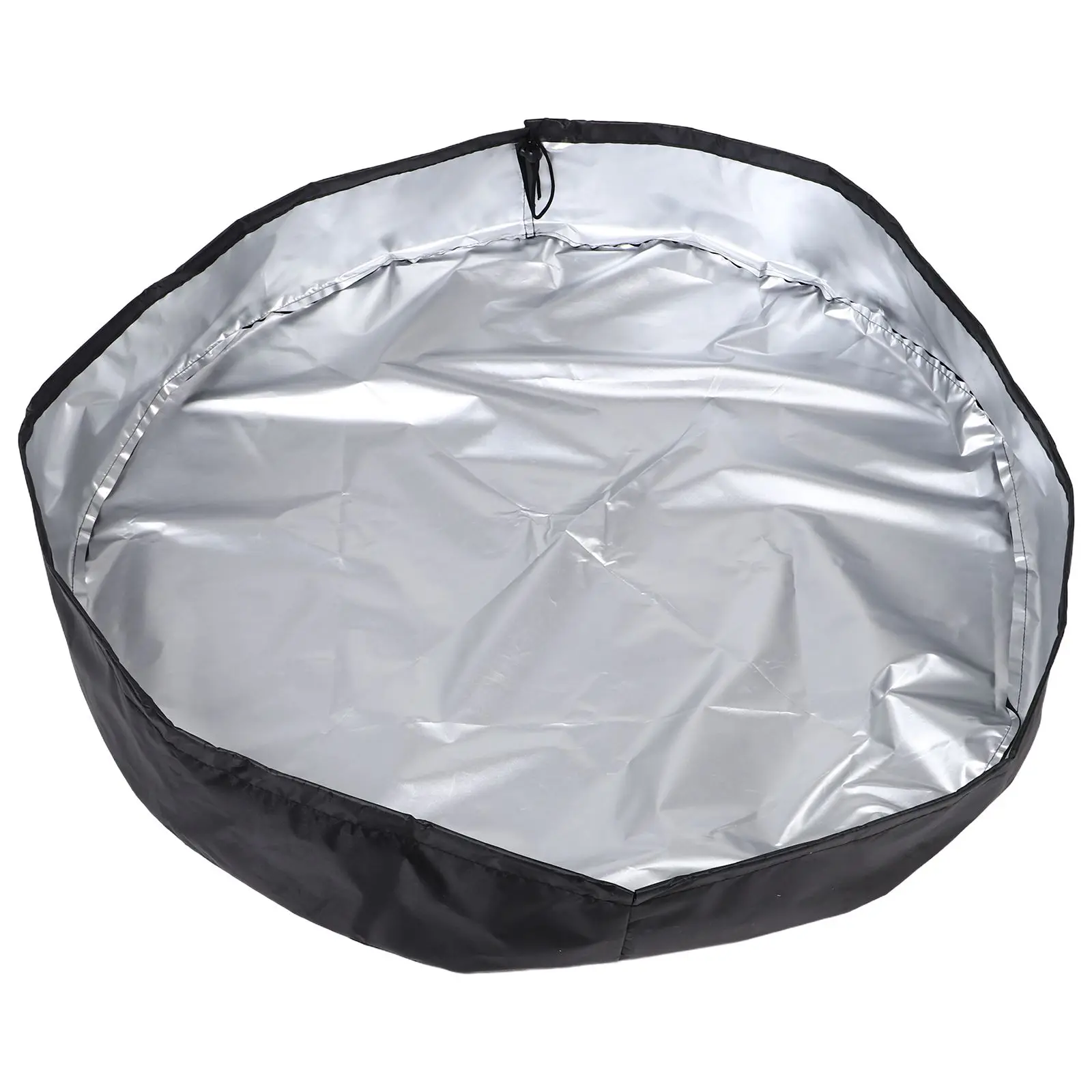 

Ice Bathtub Dust Cover Furniture Waterproof and Windproof Dust-proof Black Oxford Cloth