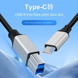USB Type C To USB 3.0 Type B Electronic Piano USB B Hard Disk Box DATA Cable Square Port Connection Printer Extended Data Cable