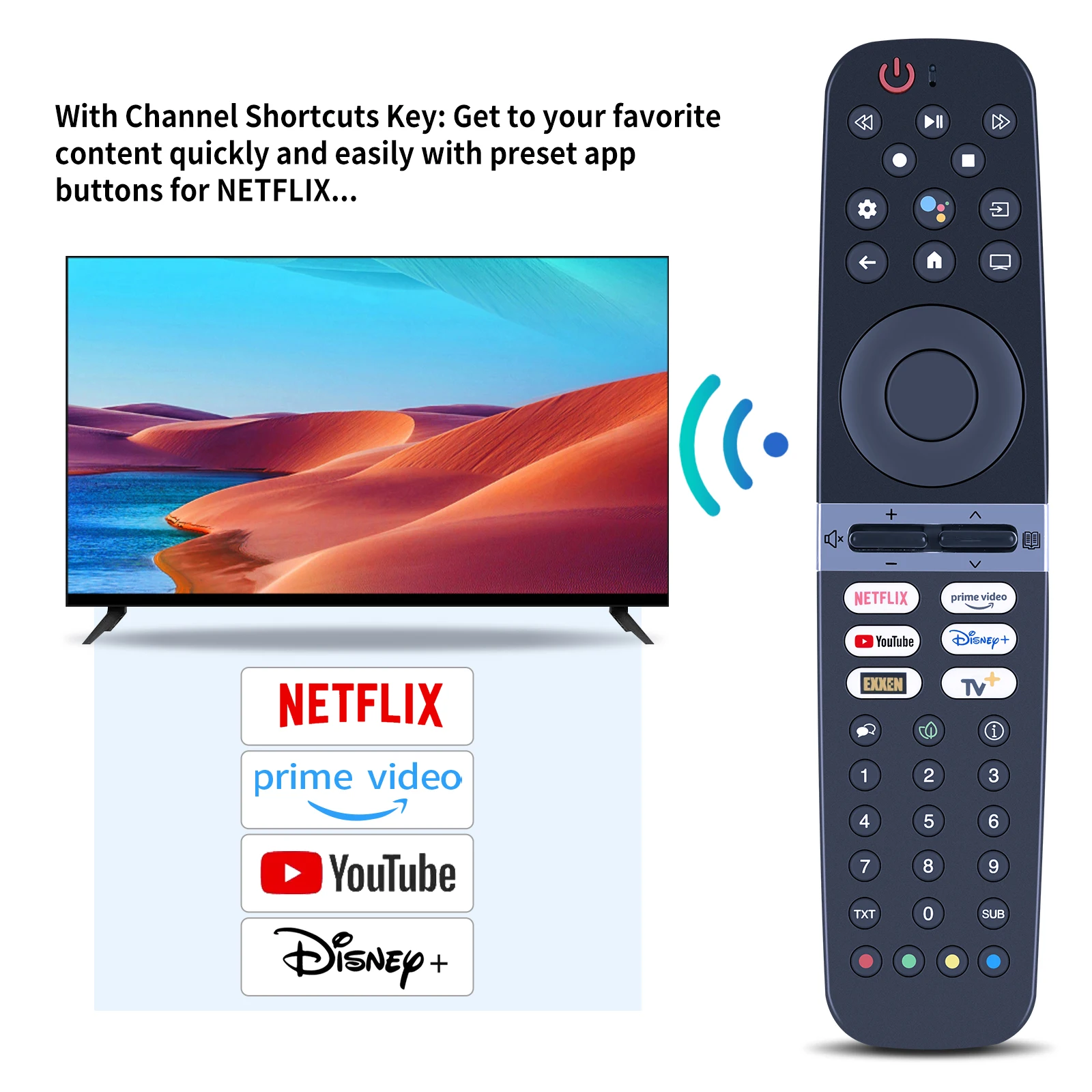 جهاز التحكم عن بعد للتلفزيون الذكي الجديد Foe Grundig Arcelik Beko vs2187r #6