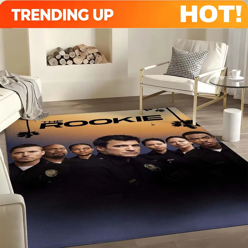 Customize Rookie Detective Poster Themed Carpet, Made of 800Gsm Crystal Velvet Material, Soft, Comfortable, Durable, And Resista