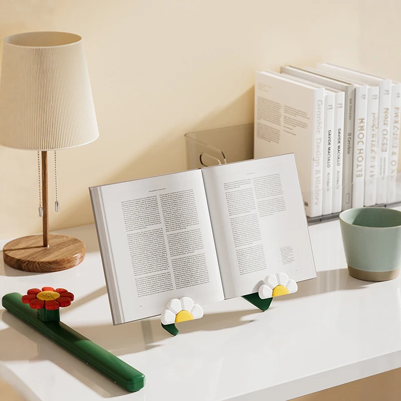 Multifunctional Study And Reading Bookshelf Desktop Book Stand Display Stand Tablet Phone Stand Simple Foldable Bookshelf