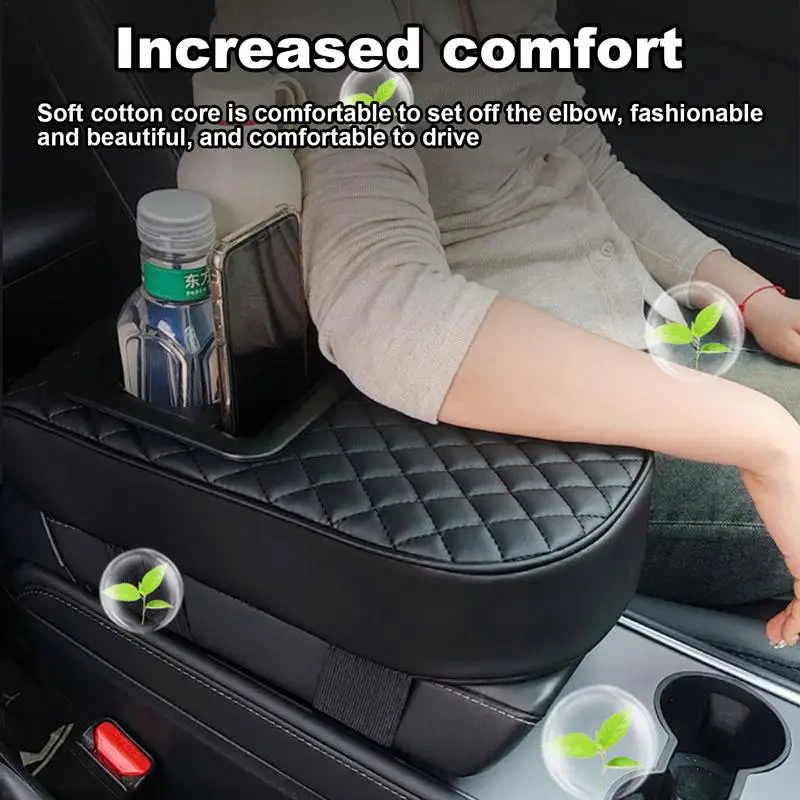 Arm Rest For Car Console Auto Armrest Elbow Cushion Multifunctional Armrest Booster Pad Car Middle Console Arm Rest Cover