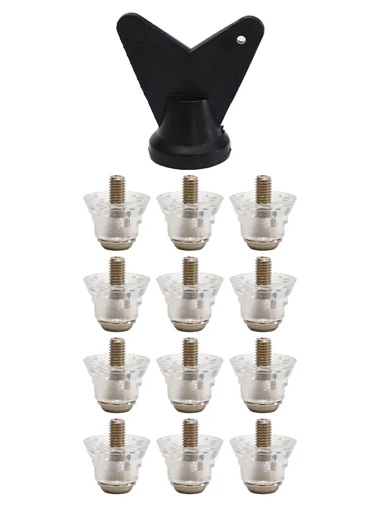 سهلة التركيب كرة القدم ترصيع كرة القدم عدم الانزلاق ترصيع البلاستيك جزء طول 16 مللي متر أحذية الرجبي المسامير سهلة التركيب