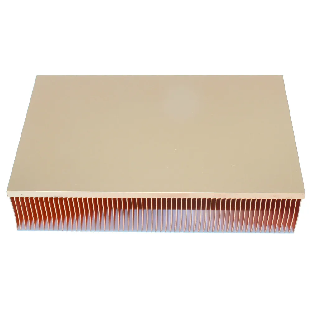 Imagem -06 - Pure Copper Cooling Radiator Cooler Skiving Fin Dissipador de Calor Chip Eletrônico Led Dissipação de Calor