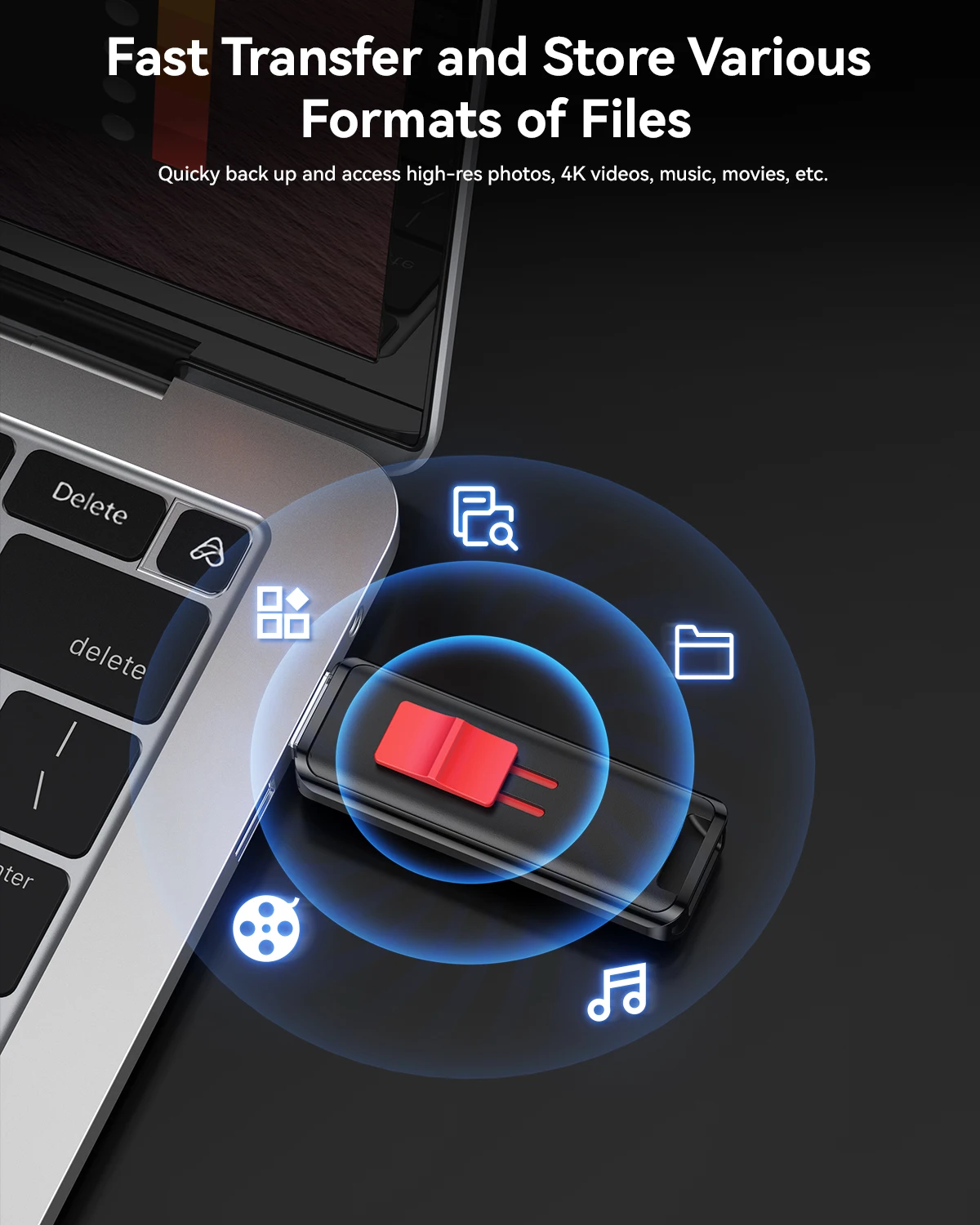 KOOTION U53 High Speed Pendrive Data Storage Stick USB-flashdrive voor laptopcomputer