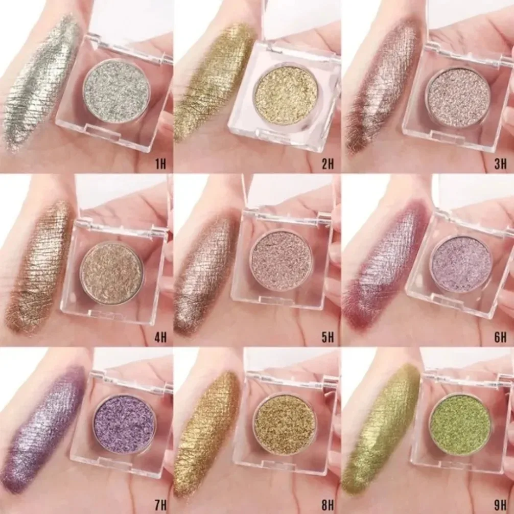 

Optical Chameleon Highlighter High Flash Diamond Eye Shadow Private Label Custom Logo Vegan Wholesale Palette Eyeshadow