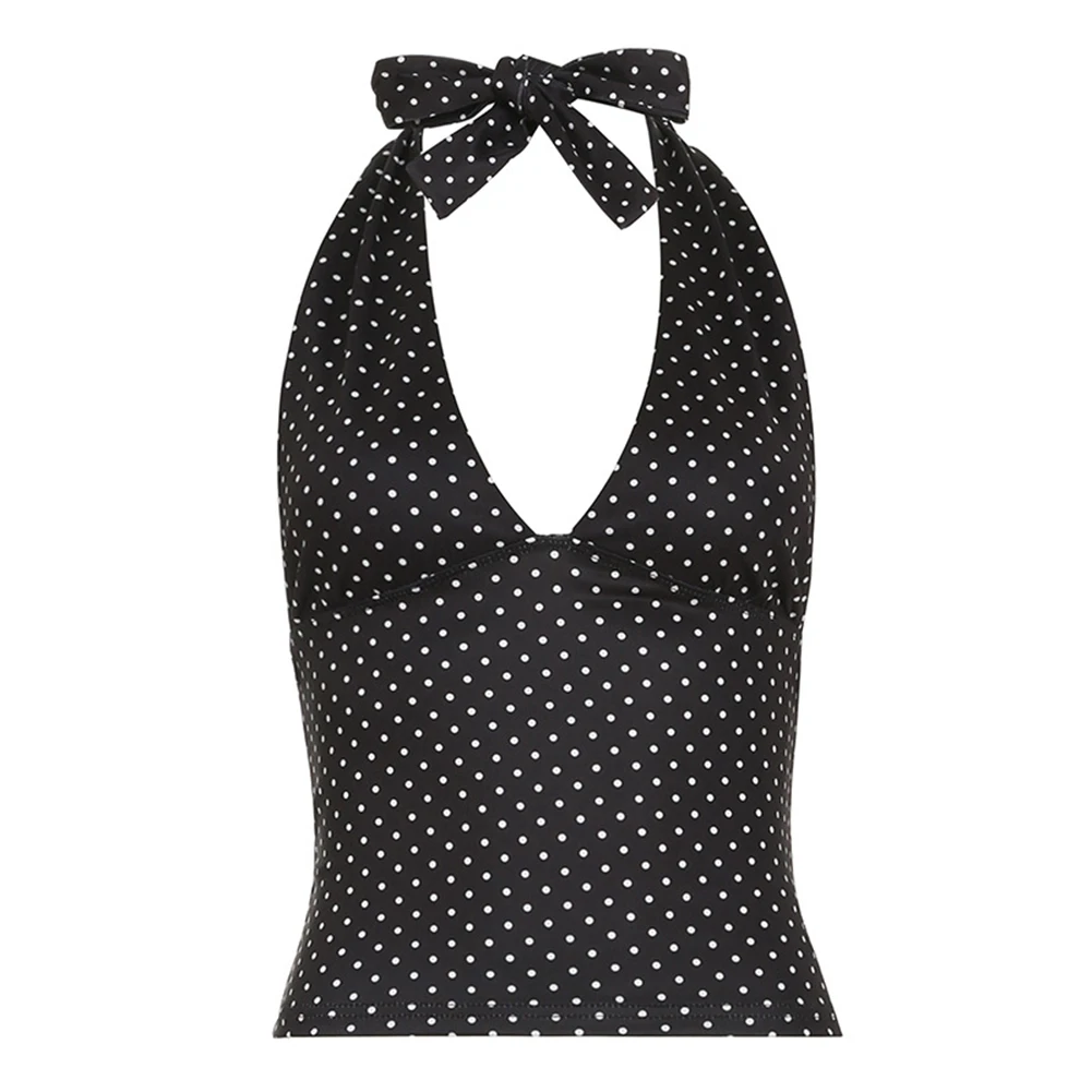 Slim Fit Blouse Polka Dot Top Casual Outing Everyday Fashion Casual Style Fashionable Temperament Microelasticity Fabric