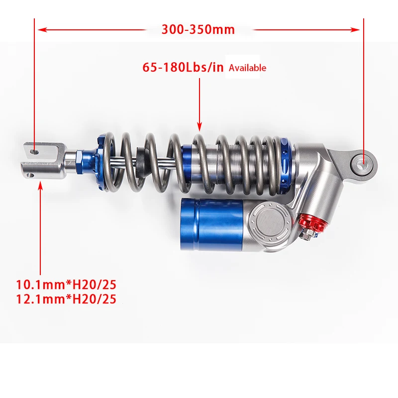 KINGHAM Adjustable Motorcycle Shock Absorber Modified Rear Shocks For YAMAHA HONDA OEM Damping Adjustable Motor Suspensions