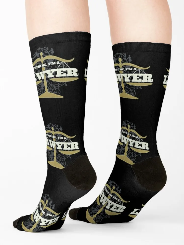 Trust me I am a lawyer Socks Stockings football Socks Woman Men's