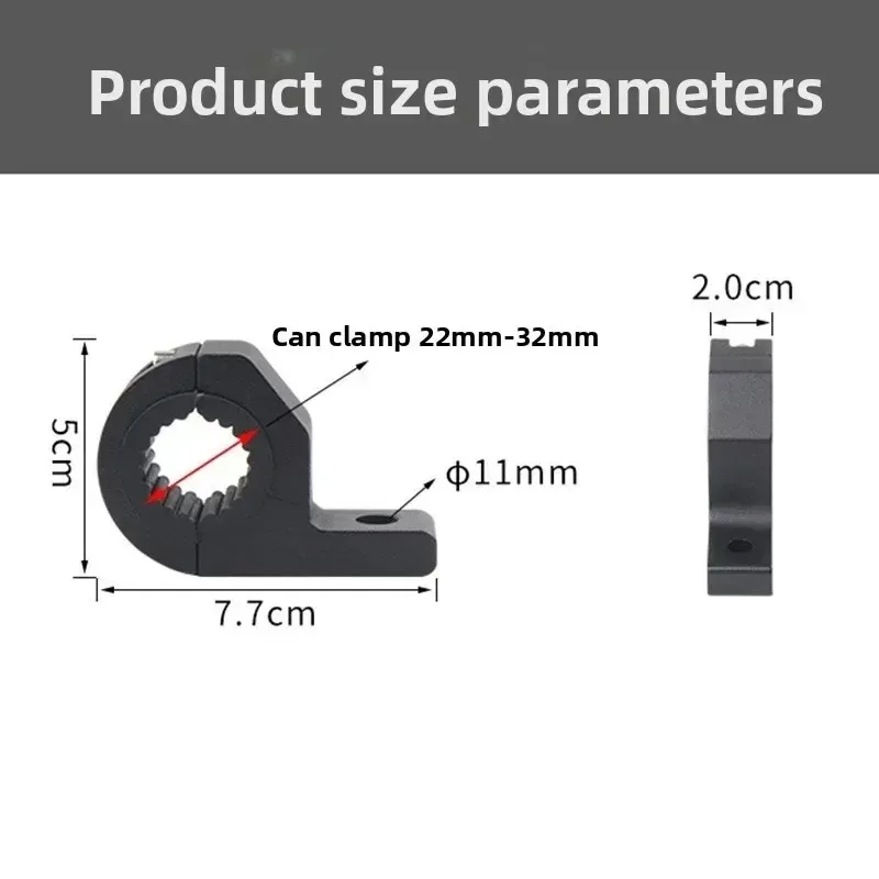 22 متر ل العالمي الألومنيوم المشابك تصاعد عدة TRD لسيارة ATV دراجة نارية شاحنة دراجة نارية الضباب أضواء مساعدة تصاعد قوس #2