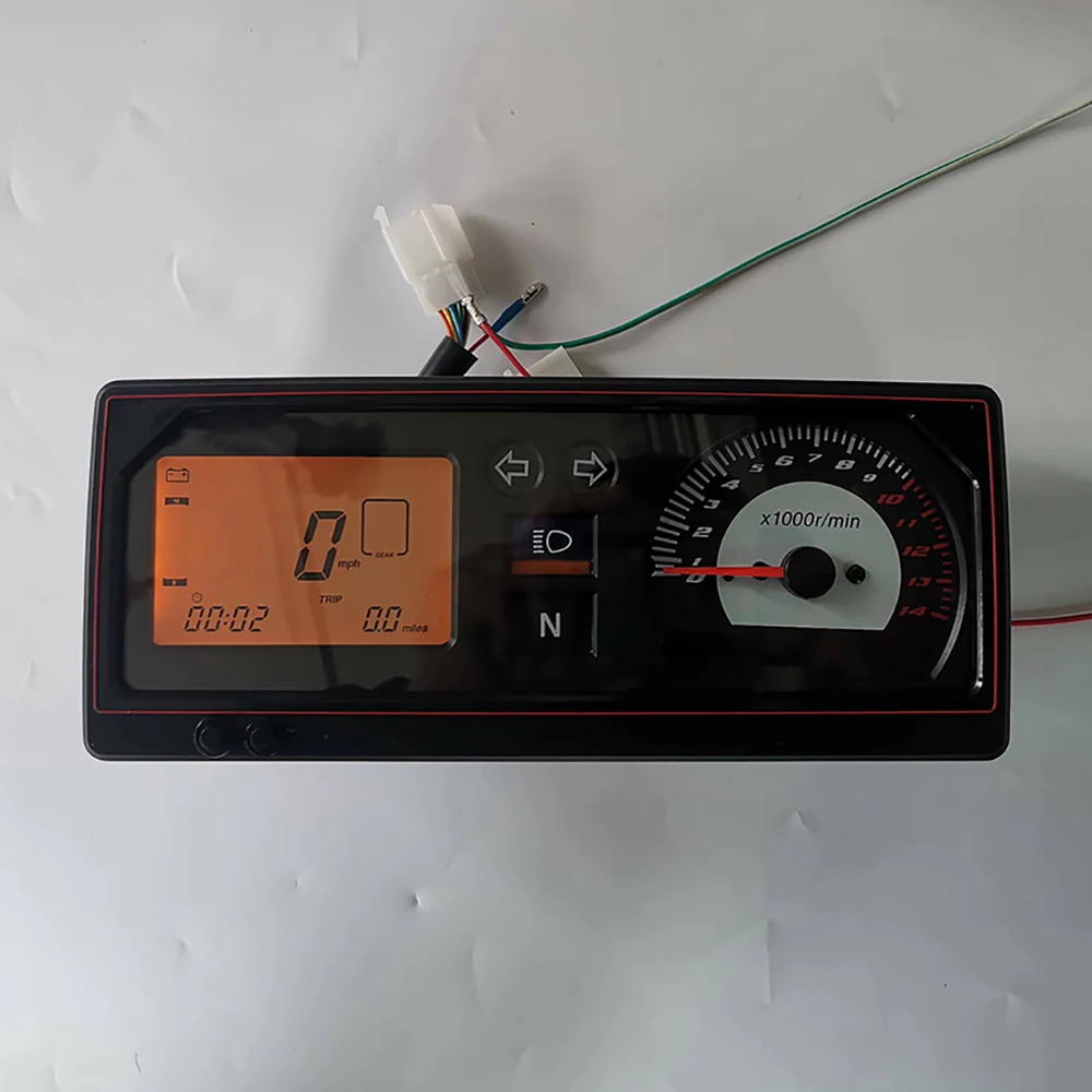 LCD Digital Universal Speedometer Motorcycle Odometer Meter Motorbike Moto Dashboard Motorcycle