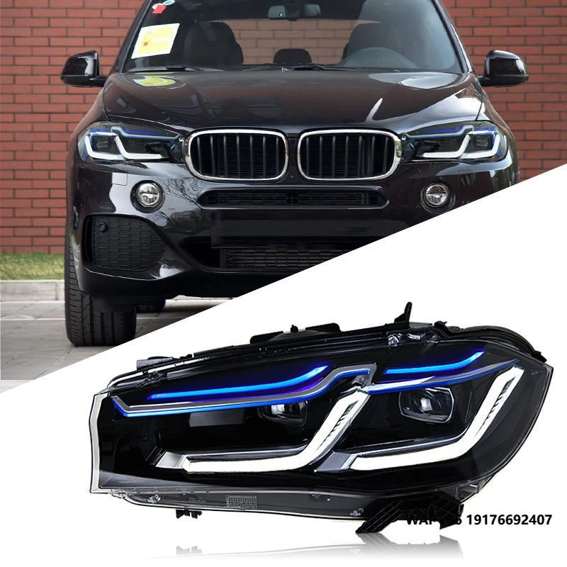 

Для "BMW X5 X6 14-18 F15 модифицированный светодиодный синий свет для бровей дневного света указатель поворота в сборе новый цвет 12 В 6000 К