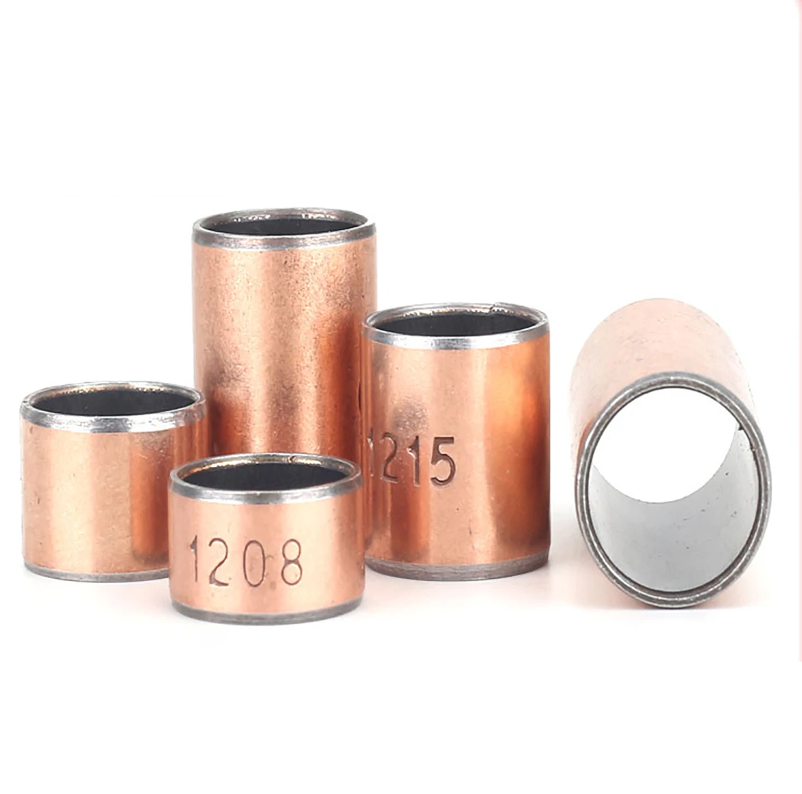 10Pcs  SF-1 Oil-Free Self-Lubricating Composite Bearing Bronze Bushings Outer Dia 5 - 12mm Inner Dia 3 4 5 6 7 8 9 10mm