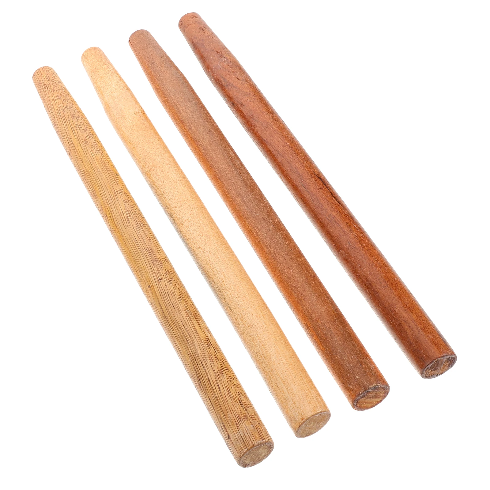 

4 pcs Hardwood Knife Long Durable Versatile for Farming Gardening Construction Spade Wood for Shovel Wooden Replacement