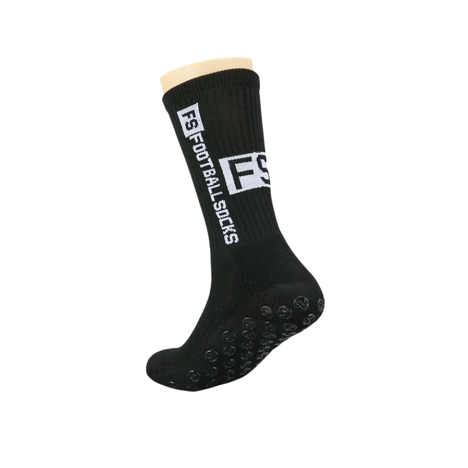 Calcetines de fútbol antideslizantes para hombre, medias de tubo de junta de fricción para correr, hielo, nieve, senderismo, deportes por encima de la rodilla, baloncesto