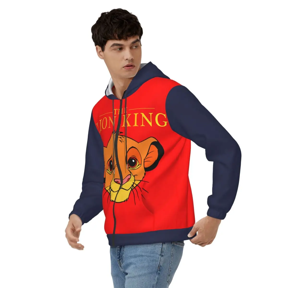 Simba Head Classic Men Hoodie Disney｠The Lion King｠Film  Hipster Hoodies Graphic Printed Clothes