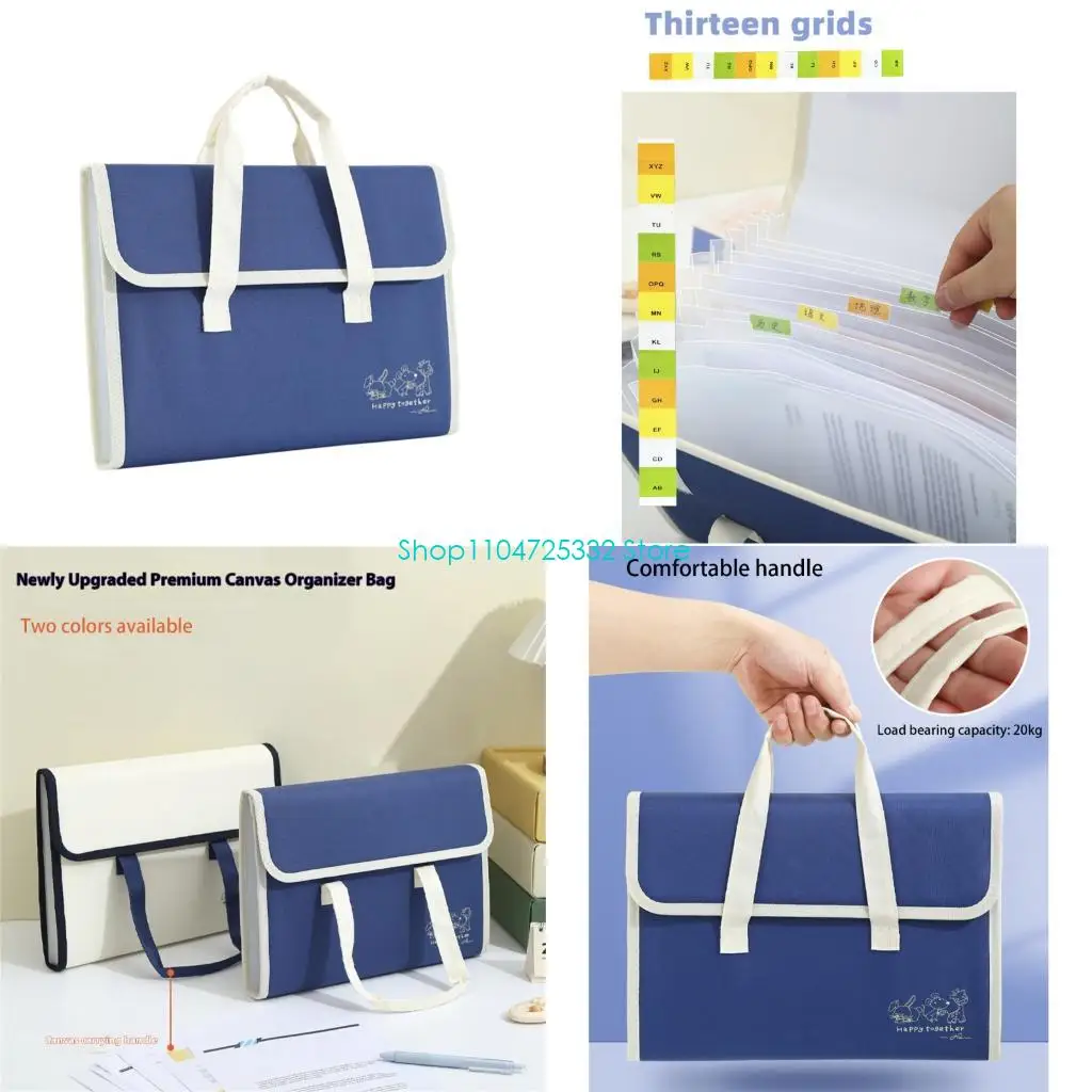 

P5EA Сумка для файлов формата А4 с этикетками Органайзеры для документов Папка для файлов Холщовая папка для органов