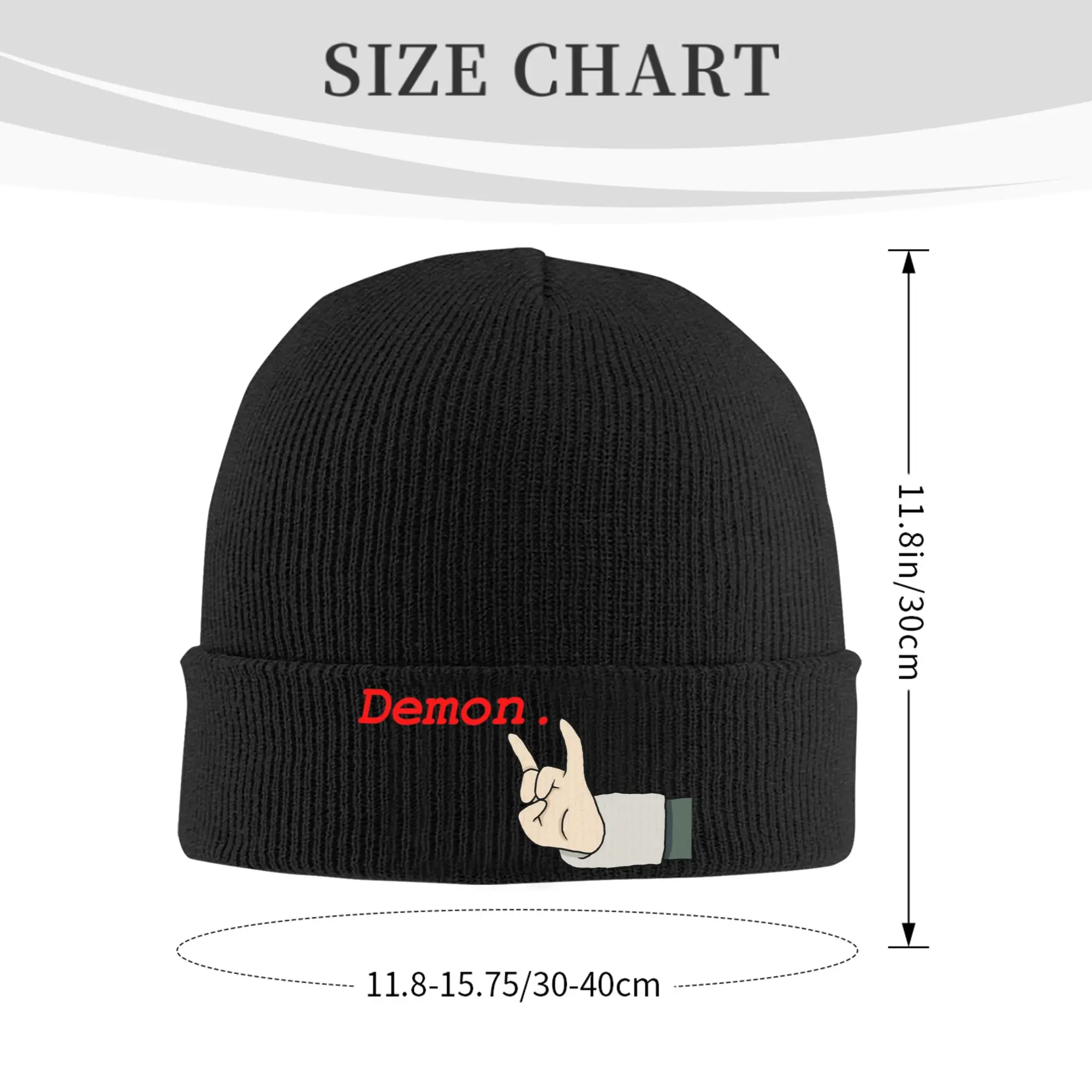 Women Men Knit Cuff Beanie Demon she mon Abaddon haunted hotel  Accessories Warm Knitted Caps  Bonnet Hats