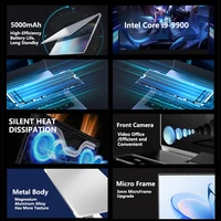 15.6 Inch Ultra Slim Windows 11 Laptop Computer 32GB RAM 512GB 1TB SSD Intel i9 9900 Notebook Gamer 1920x1080 Office PC Max Pro - Image 2