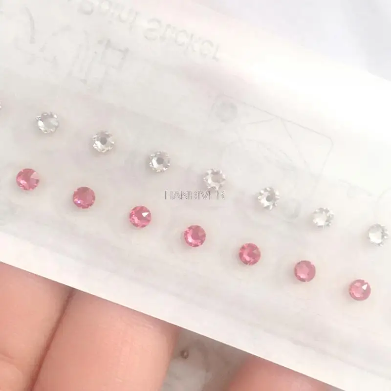 Crystal magnetic ear acupressure, ear seed, Colored Crystal, EAR BEADS FOR AURICULAR ACUPUNCTURE  pellets for weight loss