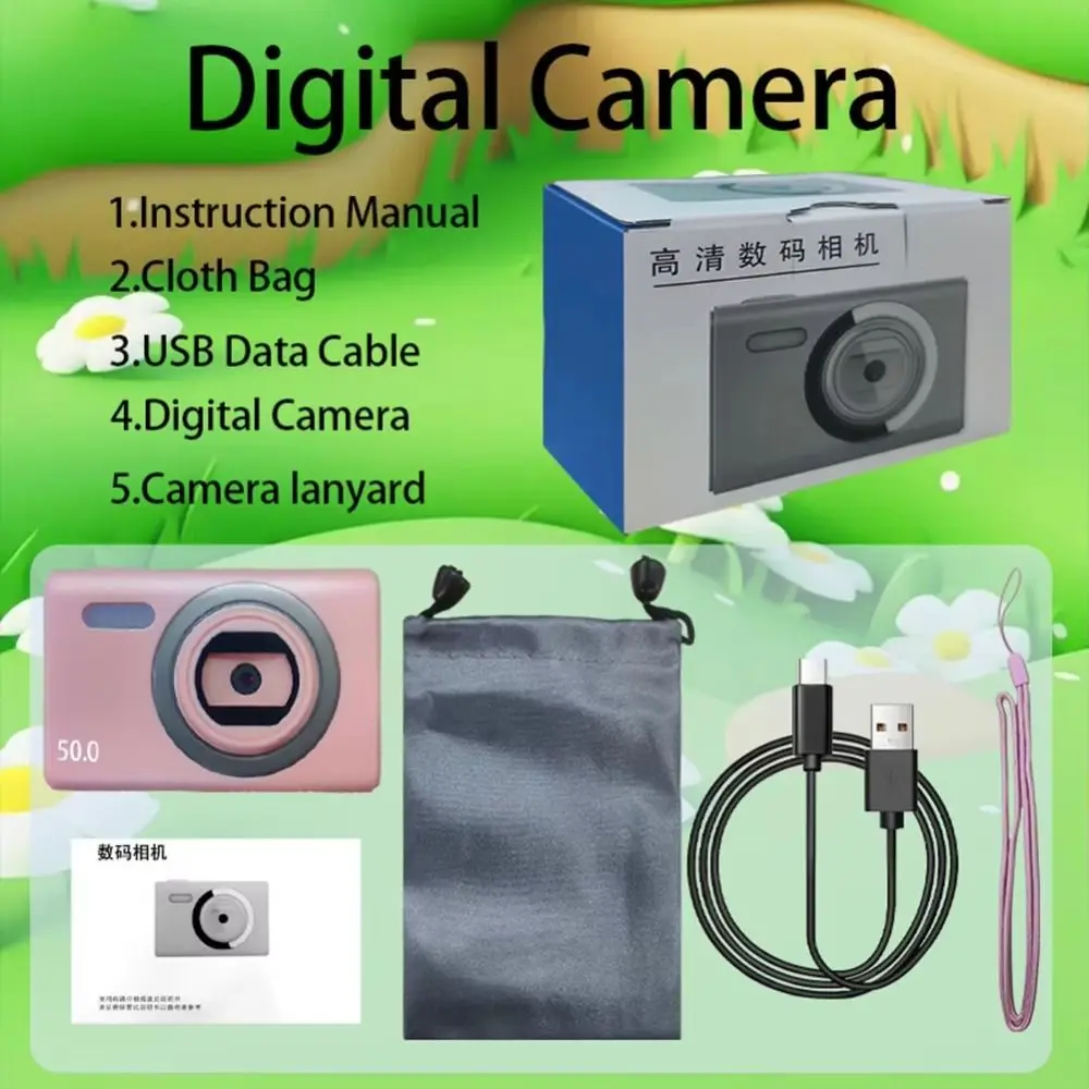 Mini Aparat Dziecięcy Zdjęcia Zabawki SLR Mały Aparat Cyfrowy Mini Selfie HD Dla Dzieci Zabawki Aparat HD Fotografia Plenerowa