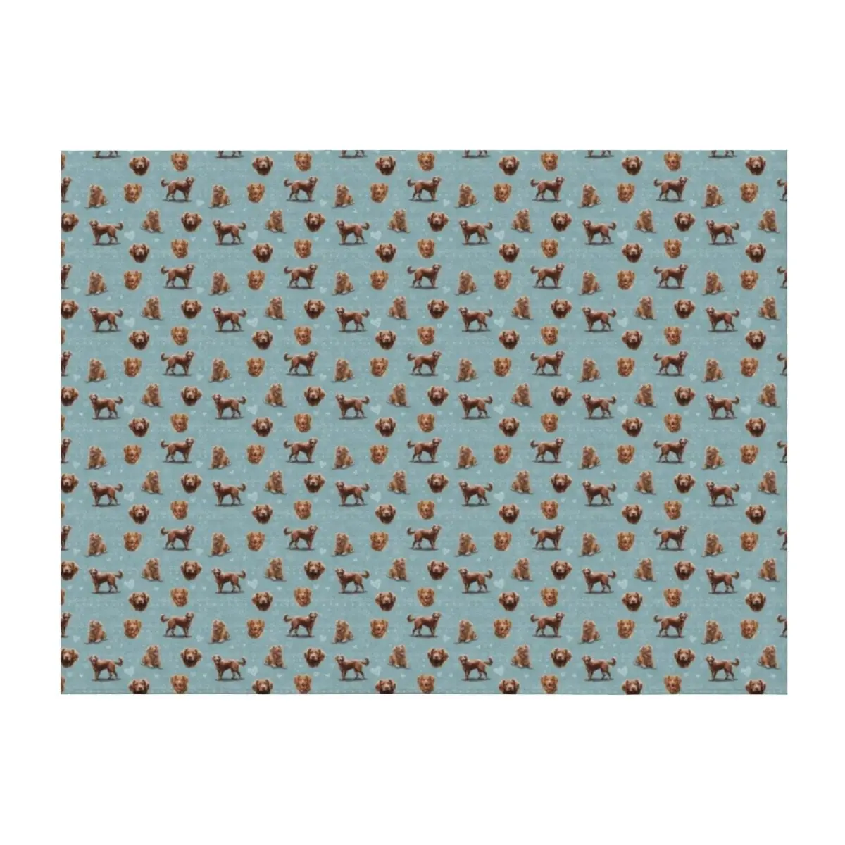 

The Nova Scotia Duck Tolling Retriever Dog Throw Blanket Sleeping Bag Moving Cute Plaid Winter beds Blankets